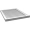 Ekena Millwork Vertical Surface Mount PVC Gable Vent w/ 2"W x 2"H , Brickmould Sill Frame, 24"W x 30"H GVPVE24X3003SN - alternate 3